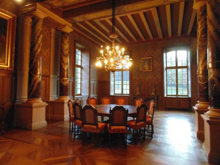 La salle à manger du château