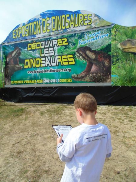 Quiz enfant, expo dinosaures