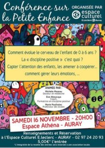 Conférence : Les émotions de l'enfant de 0 à 6 ans 