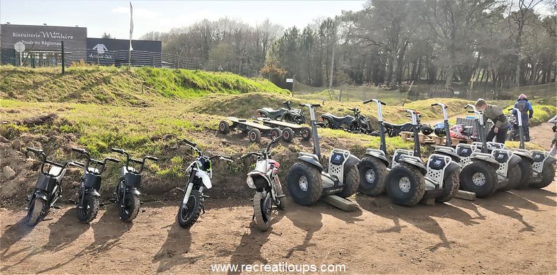 Moto Électrique sur Circuit près de Carnac - Morbihan 56