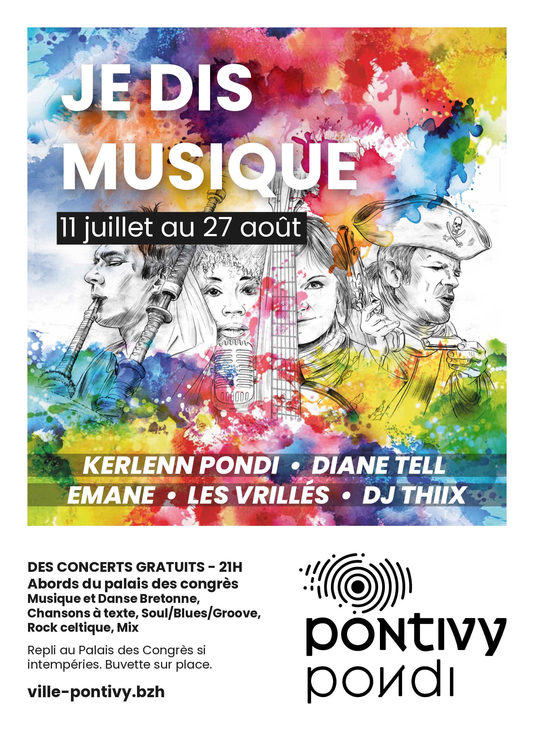 Affiche Concert Gratuit